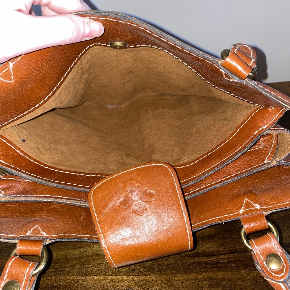 Patricia Nash Italian Leather Shoulder Purse - image 4